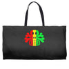 rasta skull and crossbones reggae dub club rave Weekender Totes