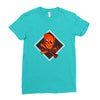 3d skull squad Ladies Fitted T-Shirt