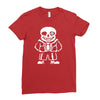 undertale sans Ladies Fitted T-Shirt