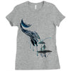 chance of scattered showers Ladies Fitted T-Shirt