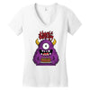 happy birthday monster Women's V-Neck T-Shirt