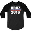 cruz for president 2016 3/4 Sleeve Shirt