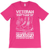 Veteran Don't Thank Me Thank My Grandpa Who Never Came Back T-Shirt