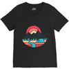 camp river V-Neck Tee