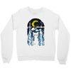 moon visitor Crewneck Sweatshirt