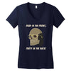 skullet Women's V-Neck T-Shirt