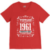 vintage made in 1961 perfectly aged a living legend V-Neck Tee