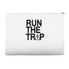 run the trap mens trap music t shirt dope swag hipster flosstradamus t Accessory Pouches