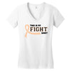 This Is My Fight Shirt Women's V-Neck T-Shirt
