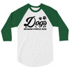 Dogs Because People Suck 3/4 Sleeve Shirt