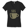 coffee (2) Women's V-Neck T-Shirt