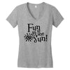fun in the sun Women's V-Neck T-Shirt