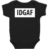 idgaf Dua Lipa Baby Bodysuit