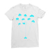 space invaders Ladies Fitted T-Shirt