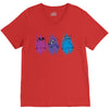 Colorful Cats V-Neck Tee