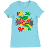rasta nation, the reggae and dancehall Ladies Fitted T-Shirt