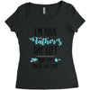 i'm your father's day gift mom says you're welcome Women's Triblend Scoop T-shirt