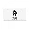 product square License Plate
