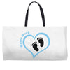 Baby Boy with Heart Any Name Customized Weekender Totes