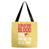 donating blood one mosquito funny Tote Bags