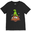 poosaurus V-Neck Tee