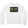 dinosaur attack Crewneck Sweatshirt