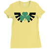 zelda logo treffle trois feuilles Ladies Fitted T-Shirt