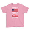 Stand For The Flag We Kneel For The Fallen Youth Tee