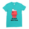 Sleep Big Fan Ladies Fitted T-Shirt