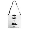 nuke the whales Adjustable Strap Totes