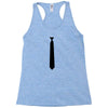skinny white tie hipster cool school funny awesome geek shirt t shirt Racerback Tank