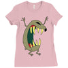 monster (2) Ladies Fitted T-Shirt