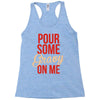pour some gravy on me Racerback Tank