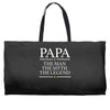 papa man myth legend Weekender Totes