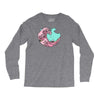 japanese pastel kawaii anime meme surf beach wave Long Sleeve Shirts