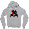 hulk red vs hulk green Zipper Hoodie