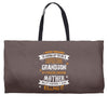 Super Cool Grandson Of A Freaking Awesome Mother Weekender Totes