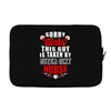 sorry girls this guy is taken by super sexy nurse Laptop sleeve