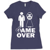 game over Ladies Fitted T-Shirt