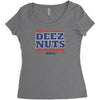 vote deez nuts Women's Triblend Scoop T-shirt