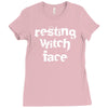 resting witch face Ladies Fitted T-Shirt