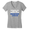 bernie sanders kicking ass for middle class president Women's V-Neck T-Shirt