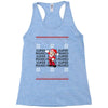 ugly super mario christmas Racerback Tank