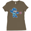 mega mario Ladies Fitted T-Shirt