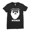 people without beard Ladies Fitted T-Shirt
