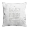 legends are born in december Throw Pillow
