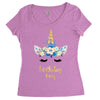 birthday unicorn family series birthday boy Women's Triblend Scoop T-shirt