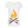 camp &amp; bonfire Maternity Scoop Neck T-shirt