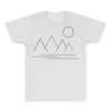 Mountains and Sun All Over Men's T-shirt
