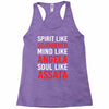 spirit, mind, soul pt Racerback Tank